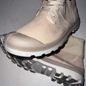 Unisex Canvas Army Combat Fashion High-top Strap Flip Boots